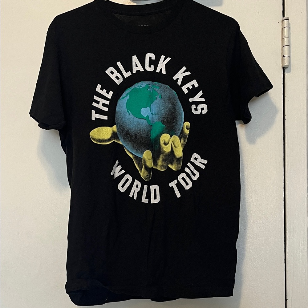 Vintage the Black Keys tour Black Graphic Mens T-Shirt